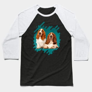 Basset Hound Baseball T-Shirt